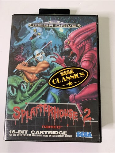Splatterhouse 2  SEGA Mega Drive PAL 1986 Game Complete