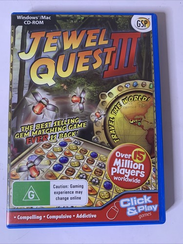 Jewel Quest III PC CD-ROM Windows Mac Puzzle Game NEW