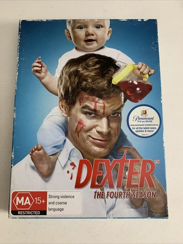 Dexter : Season 4 (DVD, 2008, 4-Disc) Region 4