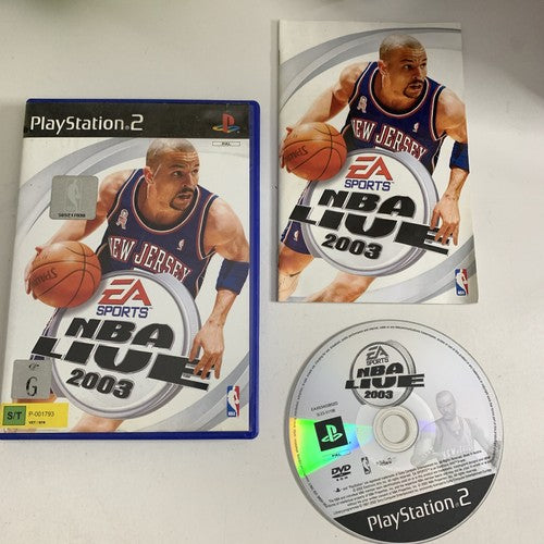 NBA Live 2003 PS2 Sony PlayStation 2 PAL Basketball Game Complete