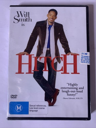 Hitch (DVD, 2005) Will Smith, Eva Mendes, Kevin James Region 4 NEW Sealed