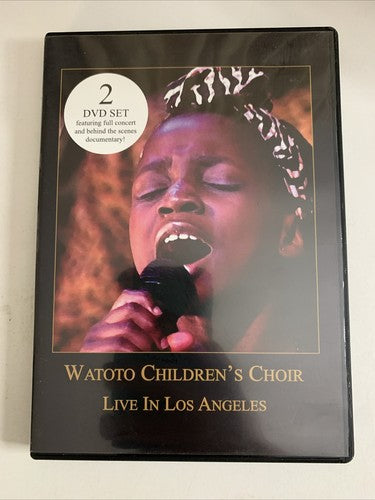 Watoto Children's Choir – Live In Los Angeles (DVD, 2003. 2-Disc) All Regions