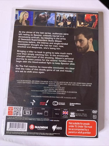 The Fall : Series 1-2 Box Set (DVD, 2015, 4-Disc) Gillian Anderson All Regions