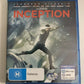 Inception (Blu-ray + DVD, 2010, 4-Discs) Leonardo DiCaprio, Tom Hardy Region B