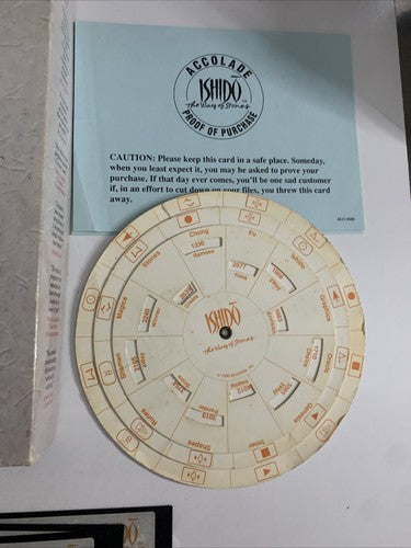 Ishido: The Way Of Stones IBM PC 3.5" 5.25" Floppy Game Complete Boxed