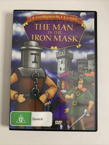 The Man In The Iron Mask (DVD, 1985)  Colin Friels Animation All Regions