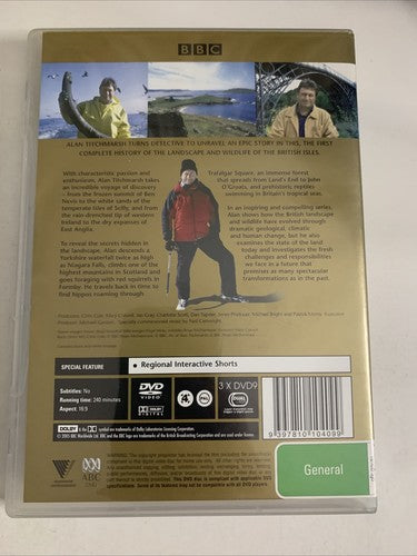 British Isles: A Natural History (DVD, 2004, 3-Disc) Alan Titchmarsh Region 4