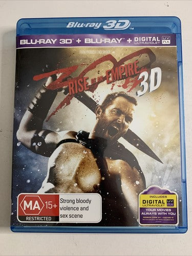300: Rise of an Empire 3D (Blu-ray 3D + 2D, 2014, 2-Disc) Region B