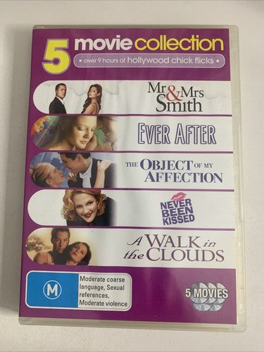 Mr & Mrs Smith / Ever After / Object My Affection / Never Been Kissed / Walk DVD