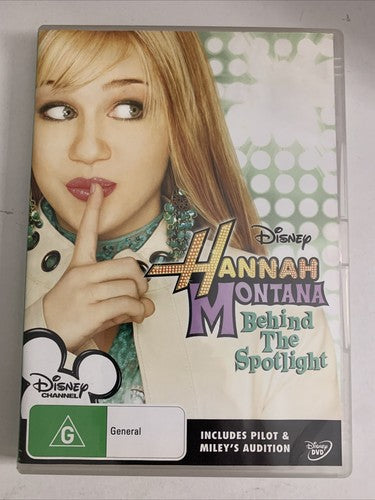 Hannah Montana Behind the Spotlight (DVD, 2006) Disney Miley Cyrus Region 4