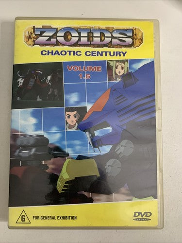 Zoids Chaotic Century : Vol 1 : Part 5 (DVD, 2001) Anime Region 4