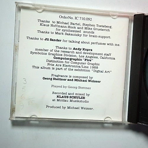 Software – Fragrance (CD, 1990) USA & Europe IC 710.092