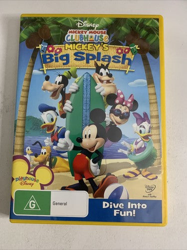 Disney Mickey Mouse Clubhouse: Mickey's Big Splash (DVD, 2006) Region 4