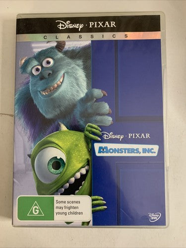 Monsters, Inc. (DVD, 2001) Disney Pixar Film Region 4
