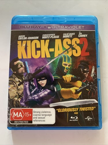 Kick-Ass 2 (Blu-ray, 2013) Aaron Taylor-Johnson, Chloë Grace Moretz  Region B