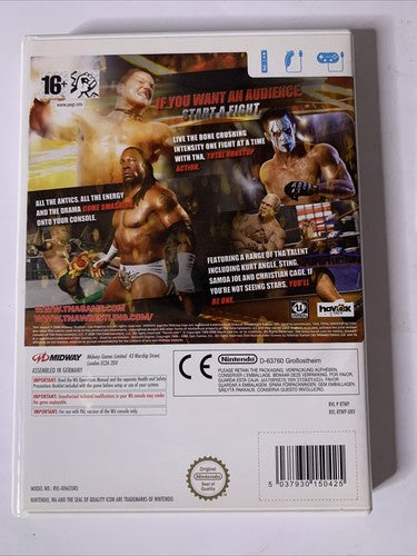 TNA Impact Total Nonstop Action Wrestling 2008 Nintendo Wii PAL Game Complete