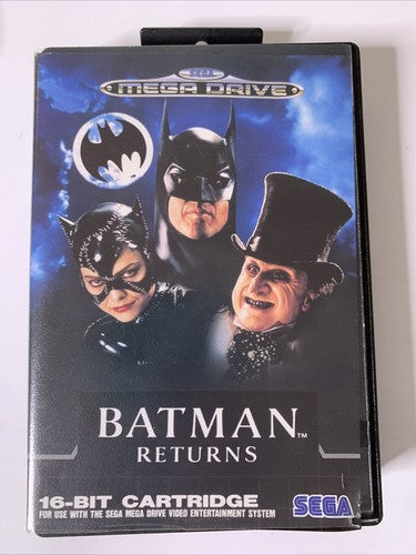 Batman Returns Sega Mega Drive PAL 1992 Game Complete