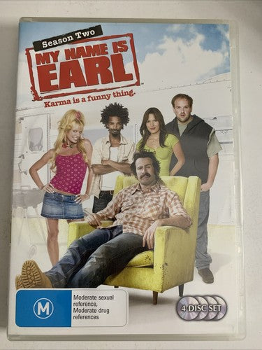 My Name Is Earl : Season 2 (DVD, 2006, 4-Disc) Jason Lee Comedy Region 4