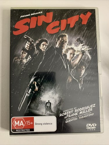 Sin City (DVD, 2005) Benicio del Toro, Bruce Willis, Mickey Rourke Region 4 NEW