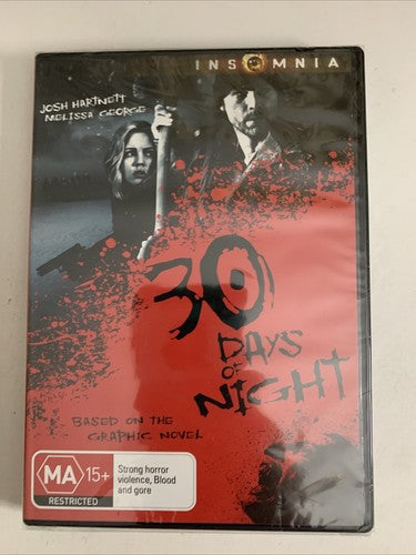 30 Days of Night (DVD, 2007) Josh Hartnett, Melissa George Horror Region 4 NEW