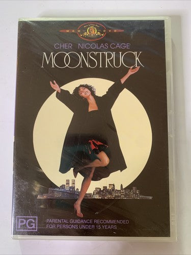 Moonstruck (DVD, 1987) Cher, Nicolas Cage, Olympia Dukakis Region 4 NEW