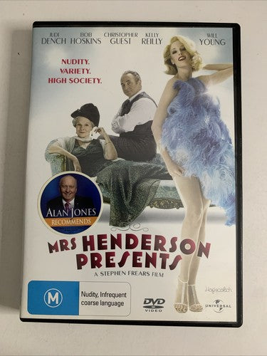 Mrs Henderson Presents (DVD, 2005) Judi Dench, Bob Hoskins Region 4