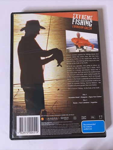 Extreme Fishing with Robson Green : Season 4 (DVD, 2011, 2-Disc) Region 4