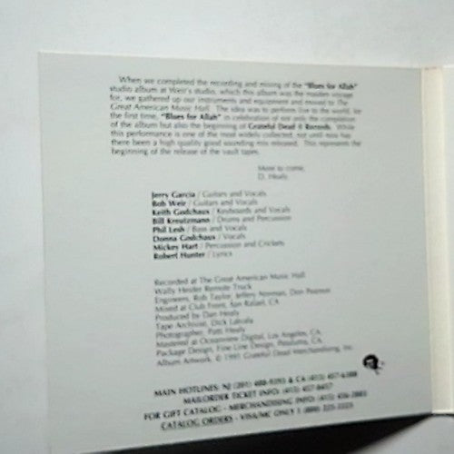 The Grateful Dead – One From The Vault (CD, 1991, 2-Disc) US GDCD40132