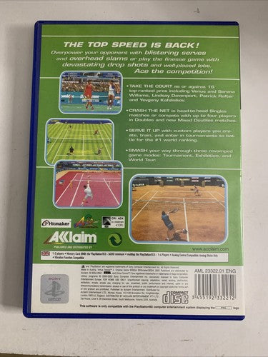 Virtua Tennis 2 PS2 Sony PlayStation 2 PAL Game