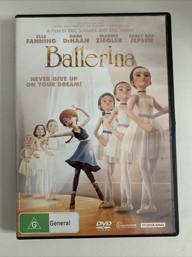Ballerina (DVD, 2016) Elle Fanning, Dane DeHaan Animation Film Region 4