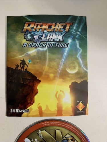 Ratchet & Clank: A Crack In Time PS3 Sony PlayStation 3 2009 Game Complete