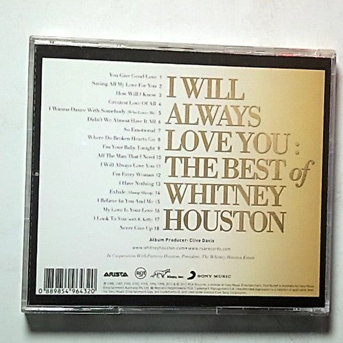Whitney Houston – I Will Always Love You: The Best Of Whitney Houston (CD, 2018)
