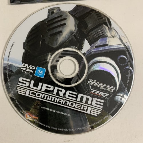 Supreme Commander PC DVD Windows Real Time Strategy Game