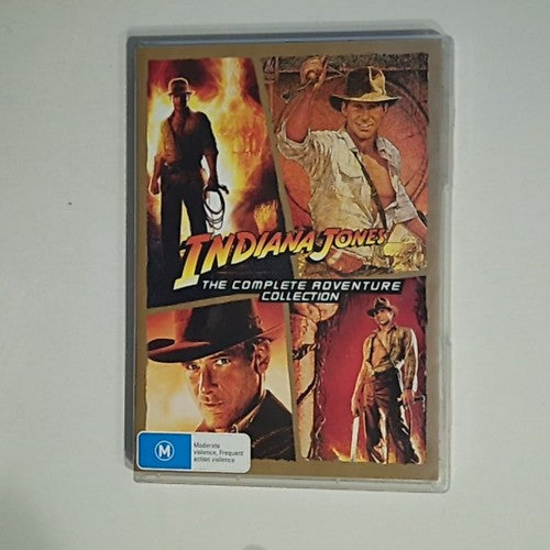 Indiana Jones: The Complete Adventure Collection (DVD, 2015, 4-Disc) Region 4