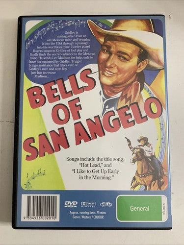 Bells of San Angelo (DVD, 1947) Roy Rogers, Andy Devine All Regions