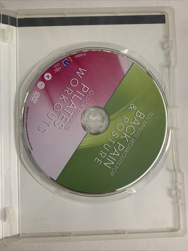 Back Pain & Posture + Quick Results Pilates Workouts (DVD) Region 4