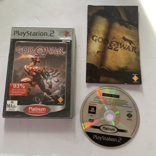 God of War Platinum (Sony PlayStation 2, 2005) PAL Game Complete
