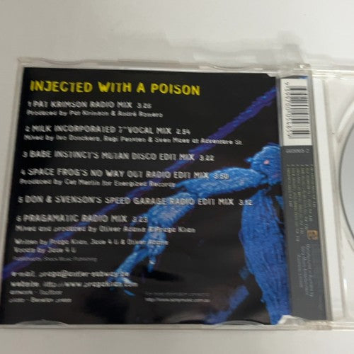 Praga Khan – Injected With A Poison (CD, 1998) Australia 665965 2