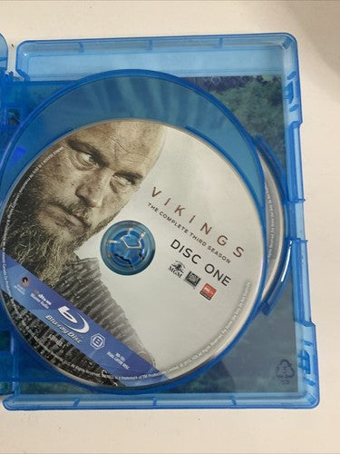Vikings : Season 3 (Blu-ray, 2015, 4-Disc) Region B
