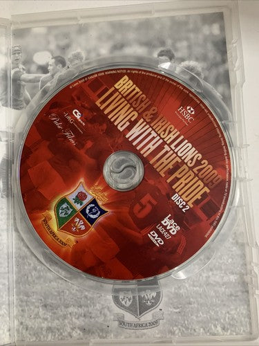 British & Irish Lions 2009 Living With Three Pride (DVD, 2-Disc) All Regions