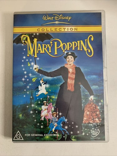 Mary Poppins (DVD, 1964) Dick Van Dyke, Julie Andrews Disney Region 4
