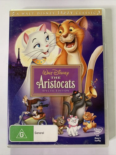 The Aristocats (Special Edition, DVD, 1970) Disney Animated Film Region 4