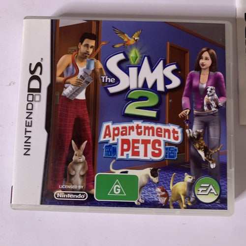 The Sims 2: Apartment Pets NDS Nintendo DS 2008 Game Complete