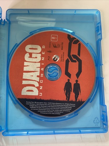 Django Unchained (Blu-ray, 2012) Jamie Foxx, Leonardo DiCaprio  All Regions