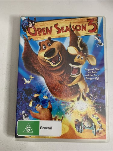 Open Season 3 (DVD, 2010) Animated Movie Region 4