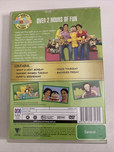 The Best Of Play School: Come And Play Volume 1 (DVD) Over 2hrs of Fun Region 4