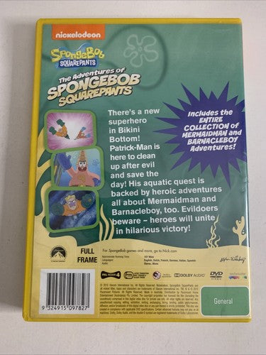The Adventures of SpongeBob SquarePants (DVD, 2014) Animation Region 4