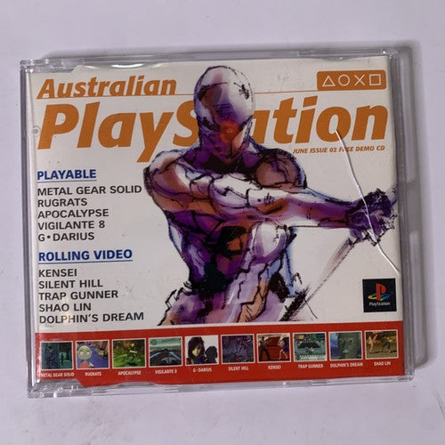 Australian PlayStation June 1999 Demo CD Sony PlayStation 1 PAL Metal Gear Solid