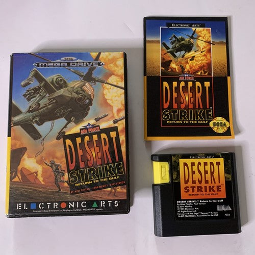 Desert Strike SEGA Mega Drive PAL Electronic Arts PAL 1993 Game Complete