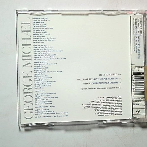 George Michael – Jesus To A Child (CD, 1996) Australia 7243 8 93270 2 1